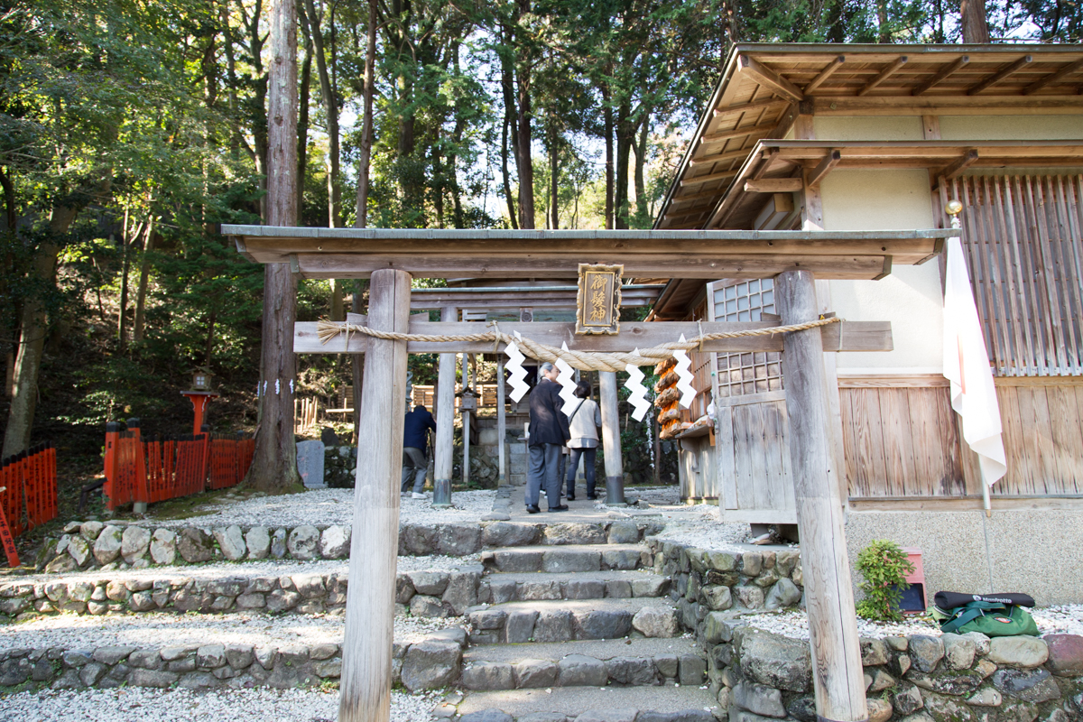 御髪神社入口